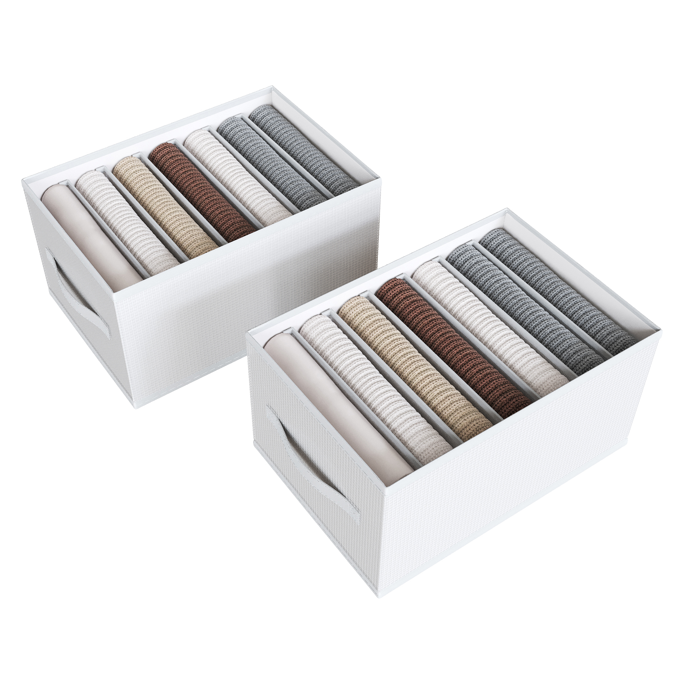 하비티 접이식 칸막이 의류 정리함 36x25x20cm 6,790원