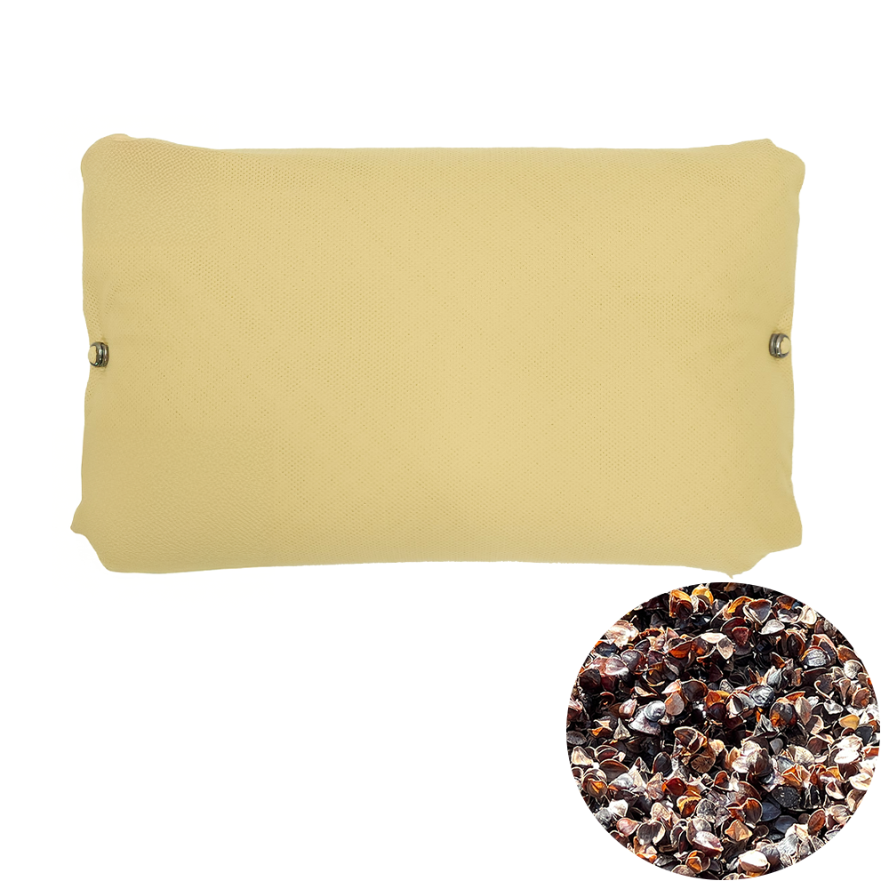 자방 더블레이어 세척 메밀베개 국산 봉평 낮은 높이조절, 옐로우, 1개 64,000원