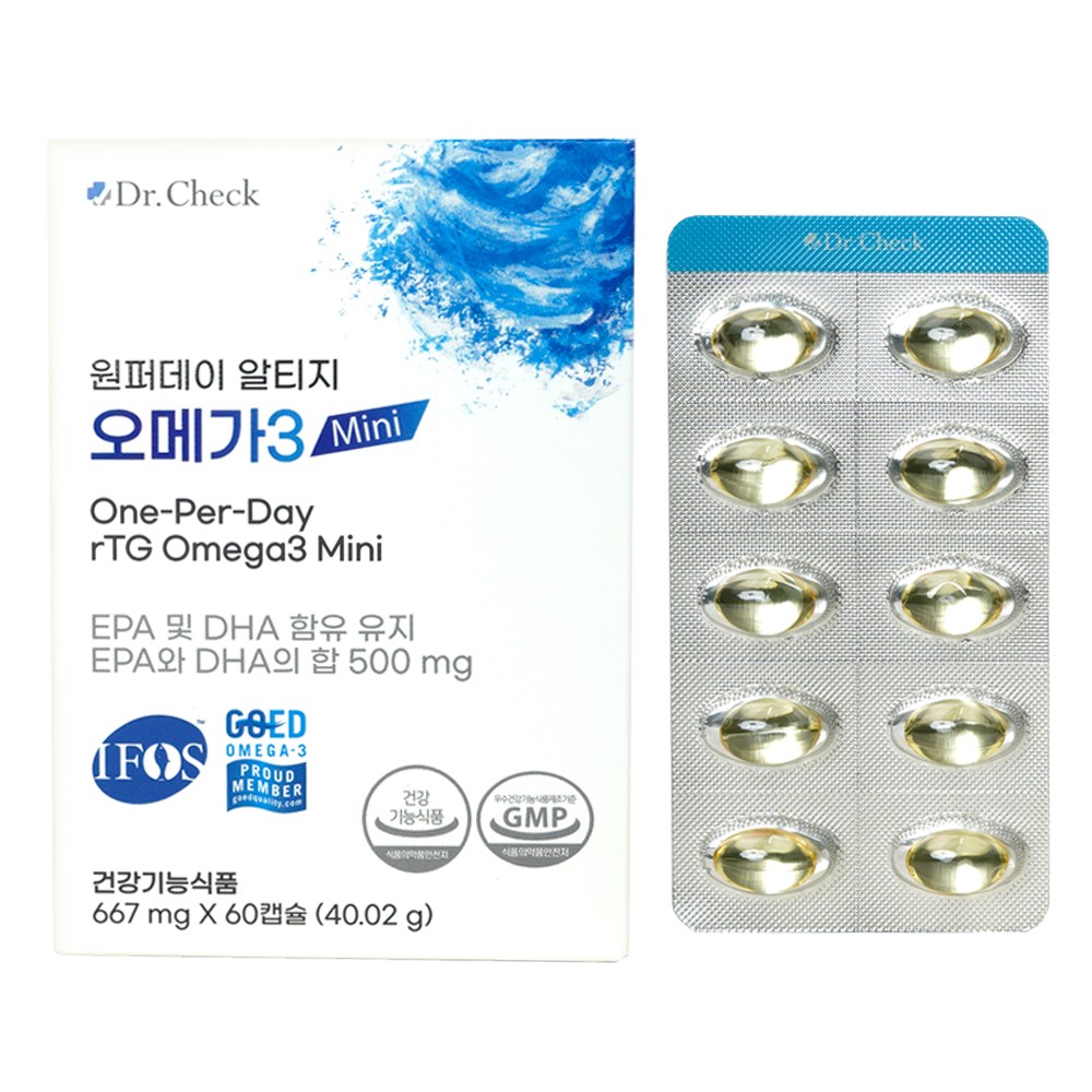 닥터체크 원퍼데이 알티지 오메가3 미니 24,100원