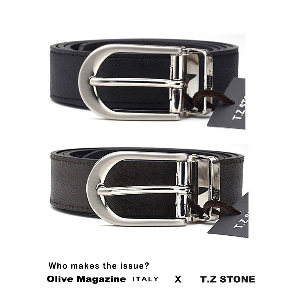젠틀안트 남자 티지스톤 수제벨트 TZ1D107NW 양면 네이비화이트벨트 111,280원
