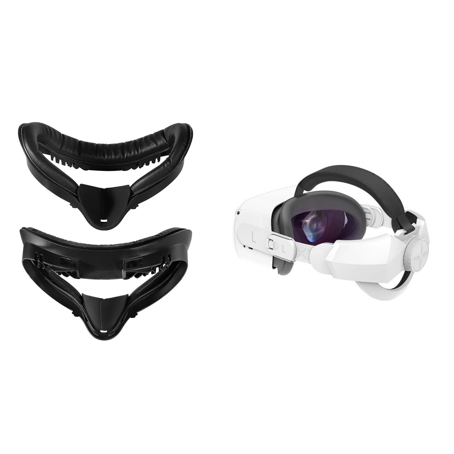 세상의모든제품 메타퀘스트2 오큘러스퀘스트2 엘리트 헤드 스트랩 + 가죽 안면폼 김서림방지 빛샘방지 39,800원