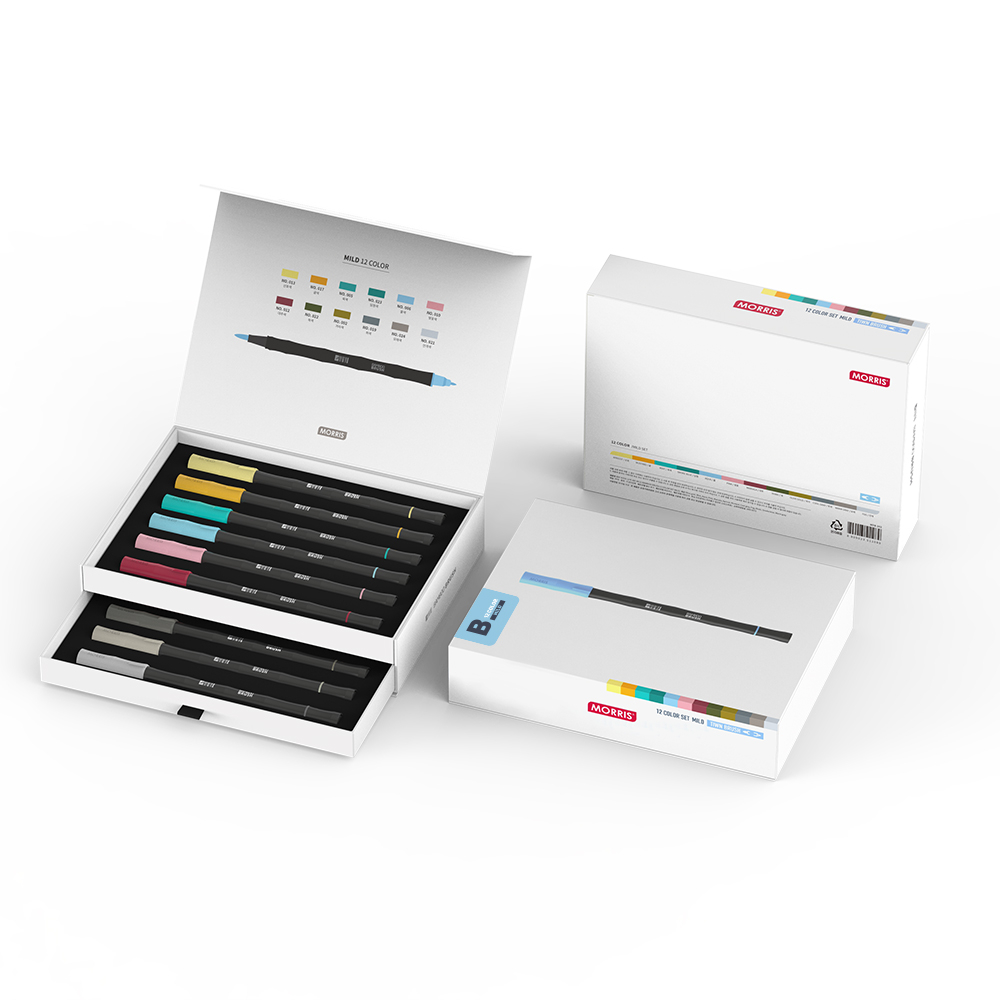 모리스 Morris 뱀부 Bamboo 트윈 브러쉬 Brush 12색 28,800원