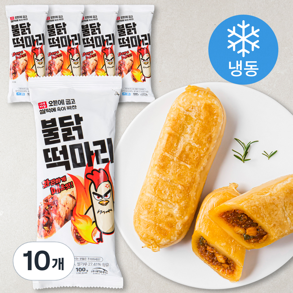 서울마님죽 불닭 떡마리 (냉동), 100g, 1개입, 10개 19,400원