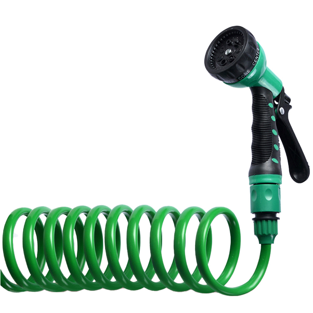 미란다 시원세차 베란다 코일호스건 세트, 15m, 그린 + 블랙 15,540원