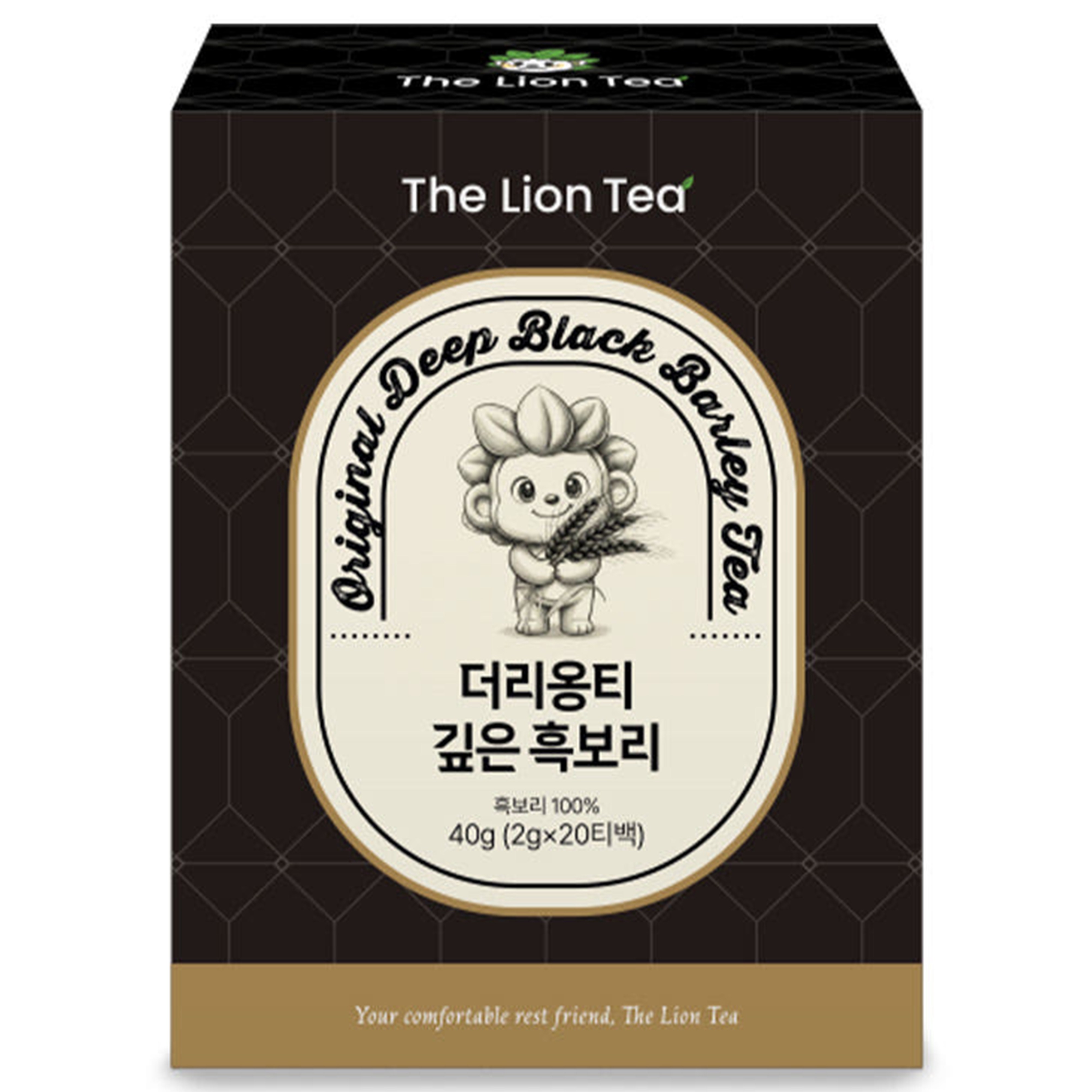 더리옹티 국내산 무카페인 대용량 깊은 흑보리 티백, 1개, 20개입, 2g 14,300원