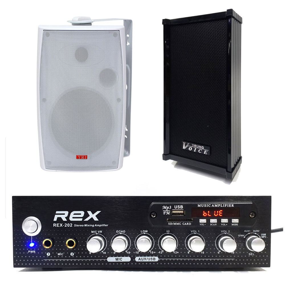 매장스피커 5인치 실내 실외 스피커 블루투스앰프 143,000원