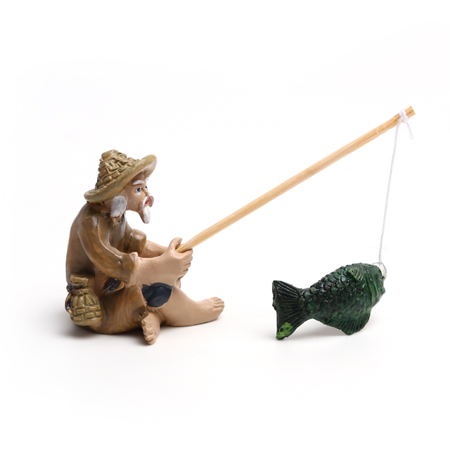낚시하는 어부 장식품 - 어항장식 어항셋팅 장식품 2,360원