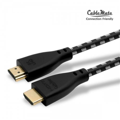 CableMate 8K 60Hz HDMI2.1 메쉬 케이블 10M CM-H2107 HDR지원 금도금단자 4K 120Hz VRR지원 HEC지원 20,300원