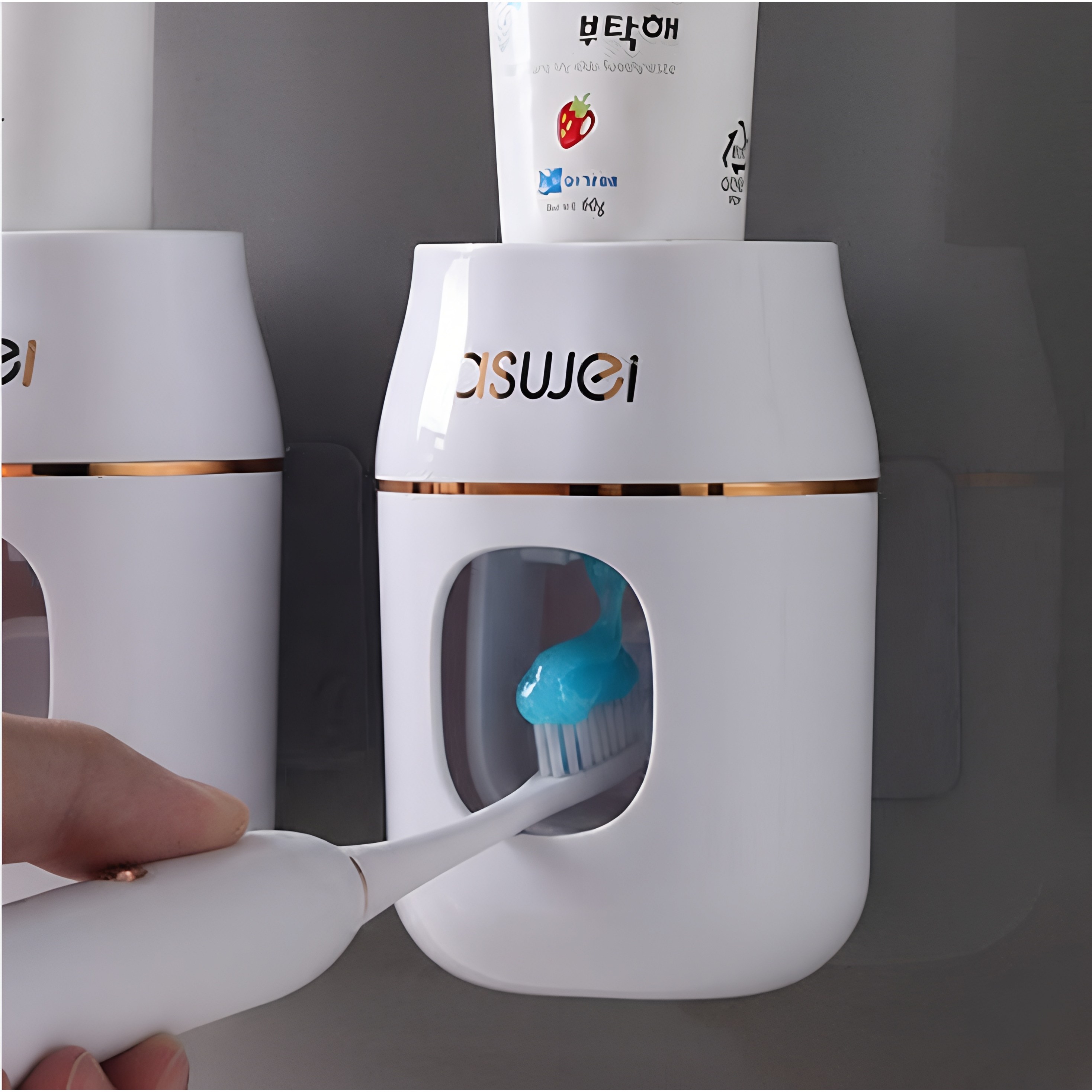 asuuei 무타공 자동 치약 짜개 디스펜서 8,400원