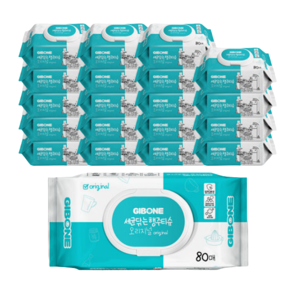 기본에 세균닦는 행주 티슈 캡형 38,900원