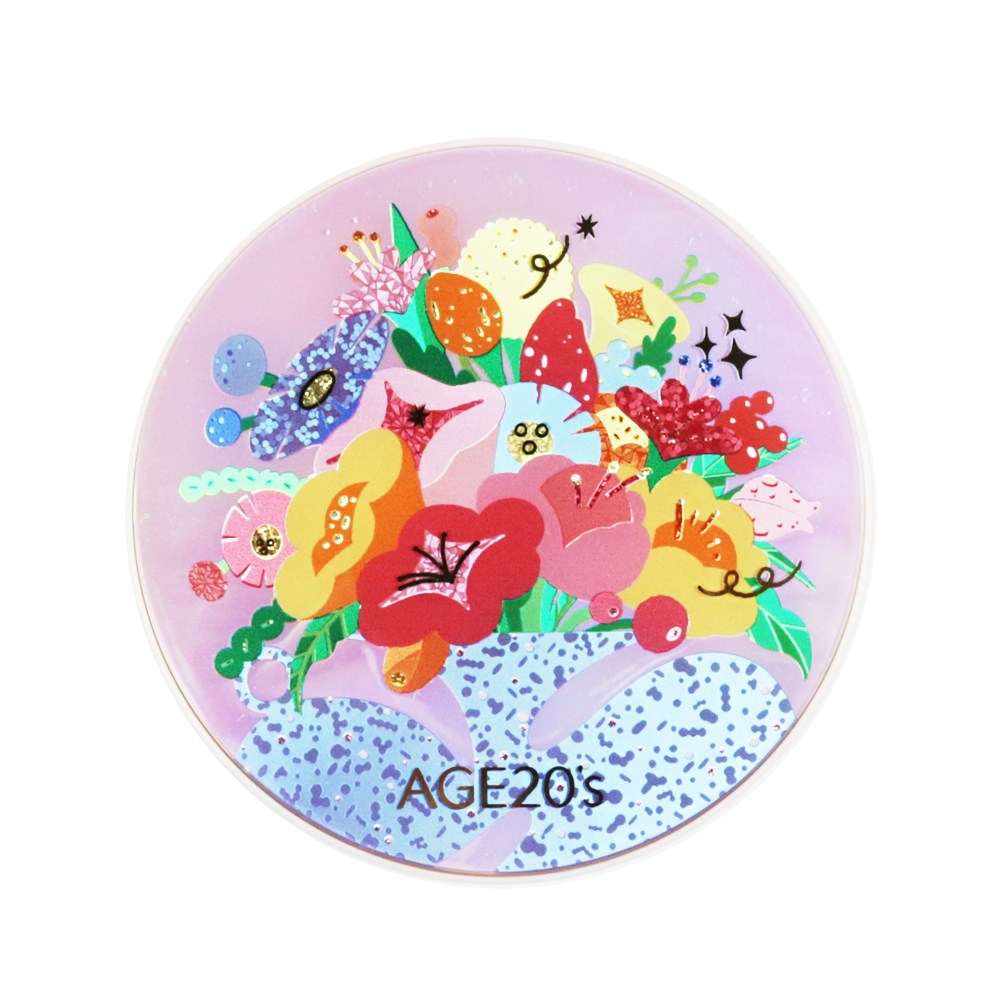 AGE20s 에센스 커버 팩트 플로라 에디션 블루 본품1개 32,900원