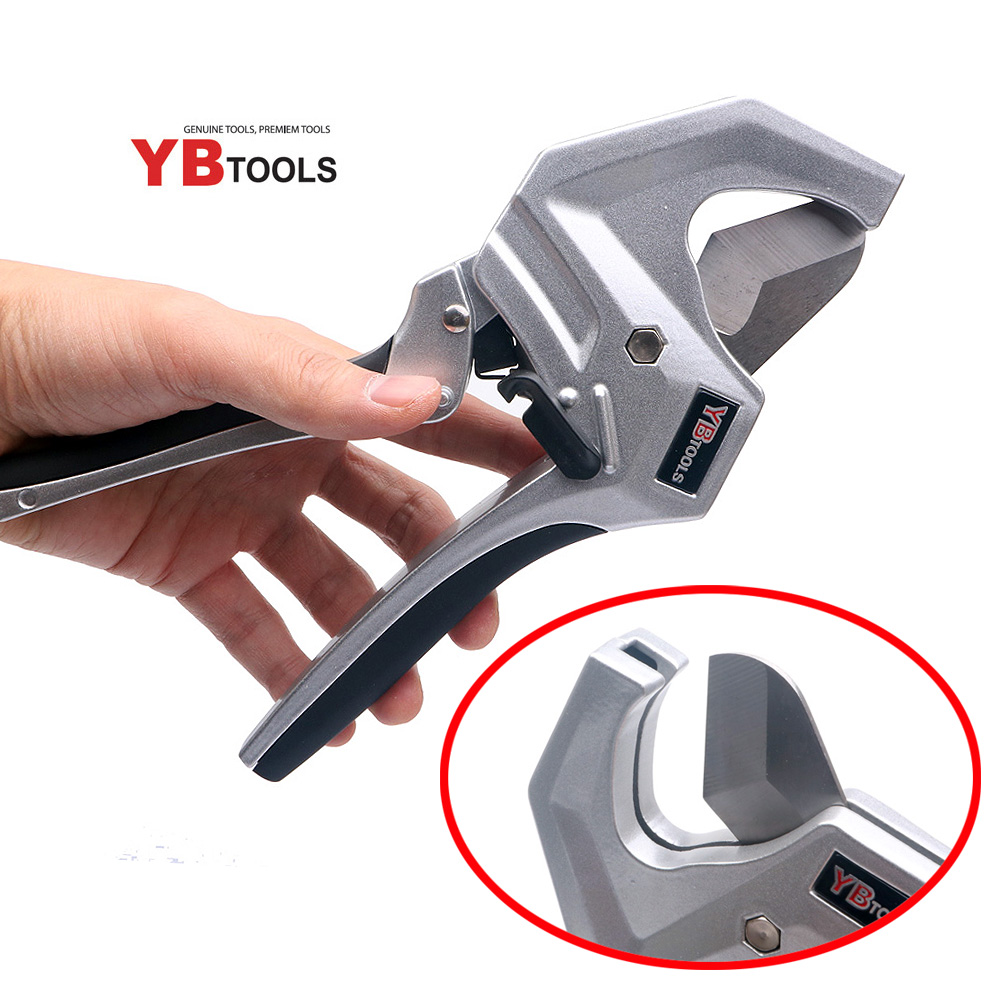 YBT 엑셀캇타 V형 센터 맞춤 42mm 라쳇 깔깔이 방식 PVC캇타 엑셀가위 엑셀파이프 파이프캇타 우레탄 호스 커터 카타 캇타 컷터 가위 절단기 엑셀관 엑셀파이프커터 엑셀파이프캇타 커터기 파이프커터 파이프컷터 엑셀커터 엑셀컷터, 1개 9,750원