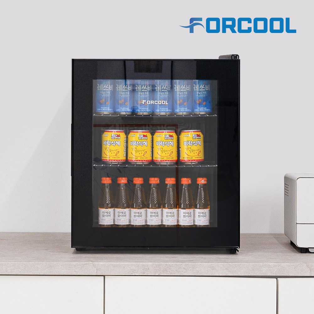 포쿨 미니 쇼케이스 냉장고 KVC-50 50L 166,000원