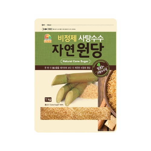 [오양식품] 자연원당사탕수수 1kg, 1개, 1kg 4,950원