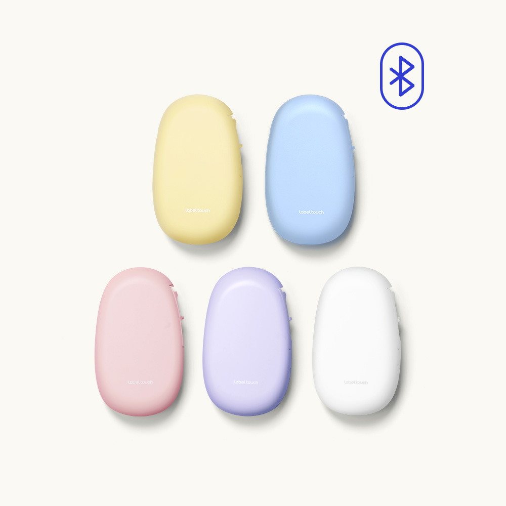 (당일출고/무료배송)마로마로 라벨기 블루투스 네임라벨기 이름스티커제작 휴대용 미니라벨기 흰색 연속라벨 1롤 포함, 1개 42,000원