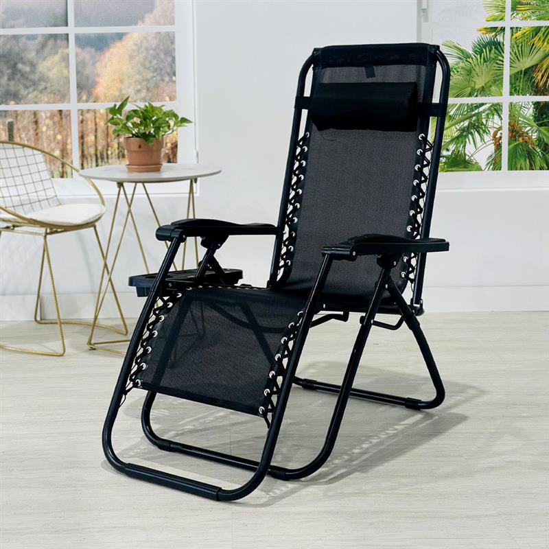 홈스퍼니처 접이식 무중력 리클라이너 의자+헤드 쿠션+사이드테이블 풀세트 38,800원