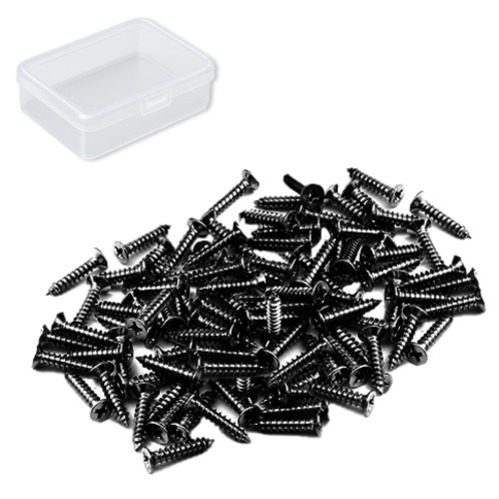 OON 접시머리 탄소강 니켈 도금 십자 나사 블랙 170p, 1개 5,900원