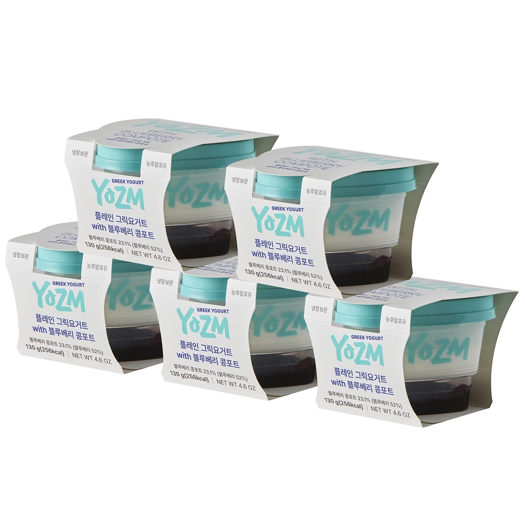 요즘 그릭요거트 블루베리 130g x 5, 130g 23,900원