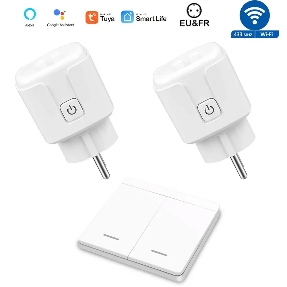 와이파이 433 백만헤르쯔 스마트 유럽 작동 표준 기능 소켓 모니터 플러그 110 볼트 3000 16 투야 전원 스위치 알렉사 어댑터 240 220 무선 와트 38,000원