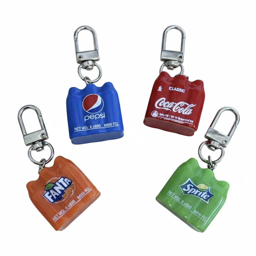 탄산음료 미니어쳐 키링 (4종) 4,500원