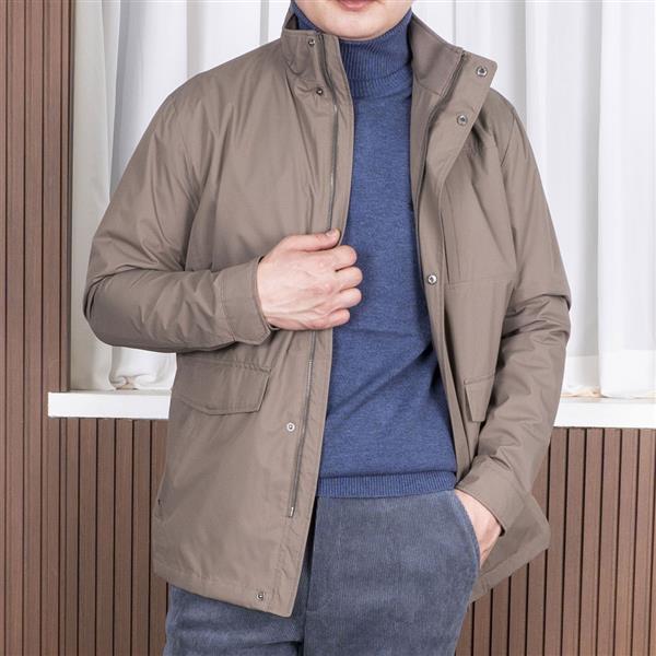 간절기 중년 남성 깔끔 댄디 반목 집업 사파리 점퍼 69,800원