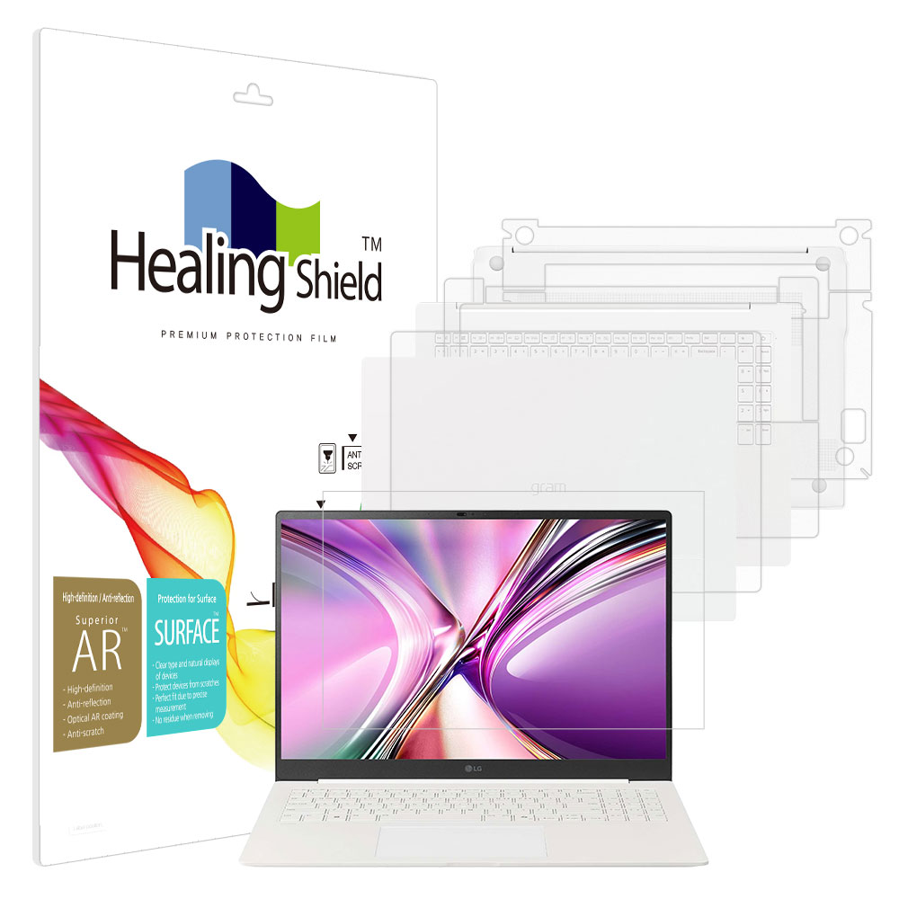 힐링쉴드 LG 그램 프로 AI 2026 16Z90U 16ZD90U AR 고화질 액정보호필름1매 외부3종 67,320원