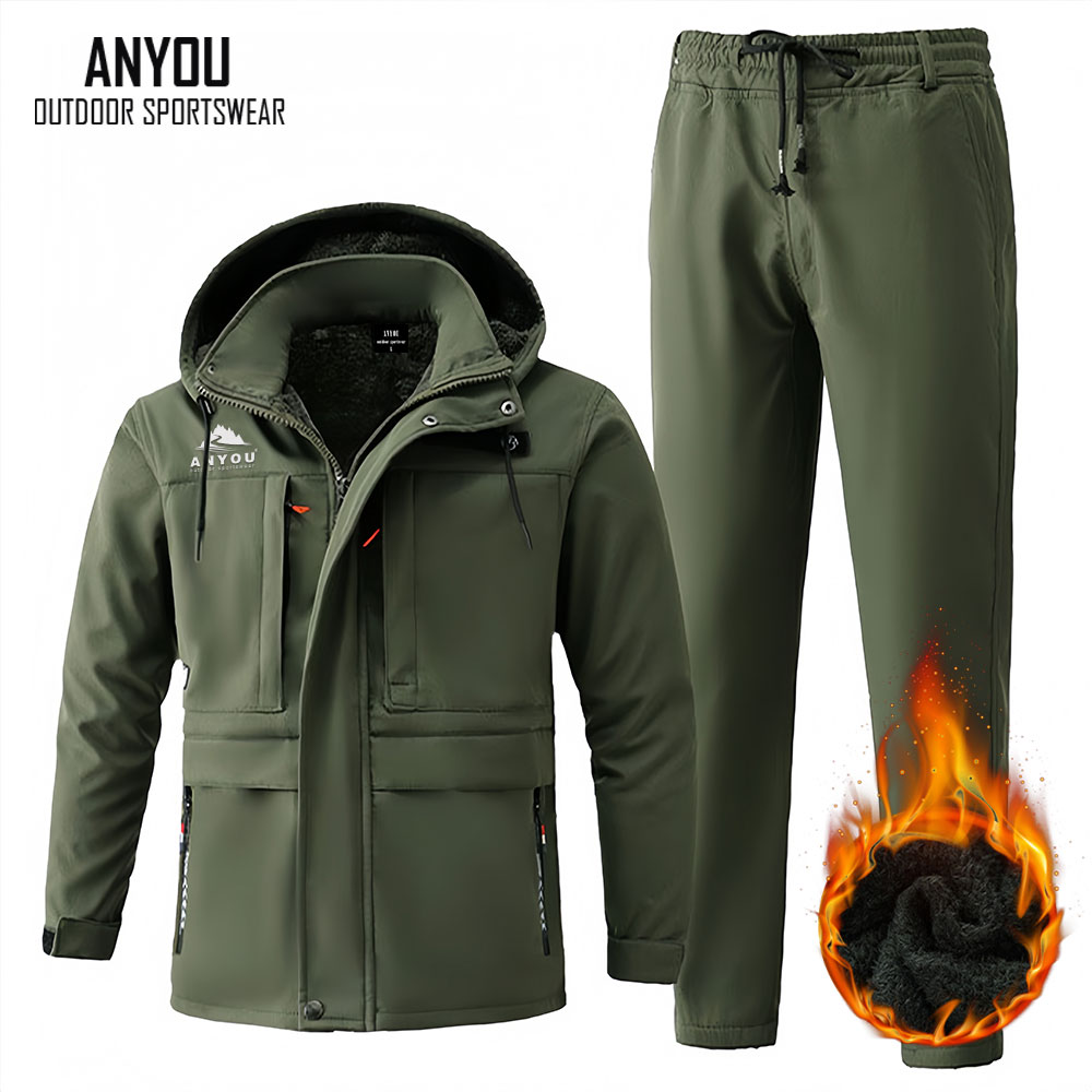 ANYOU 남성 겨울 기모 방한복 방한 방수 방풍  우주복 작업복 근무복 ZS-A06 19,830원