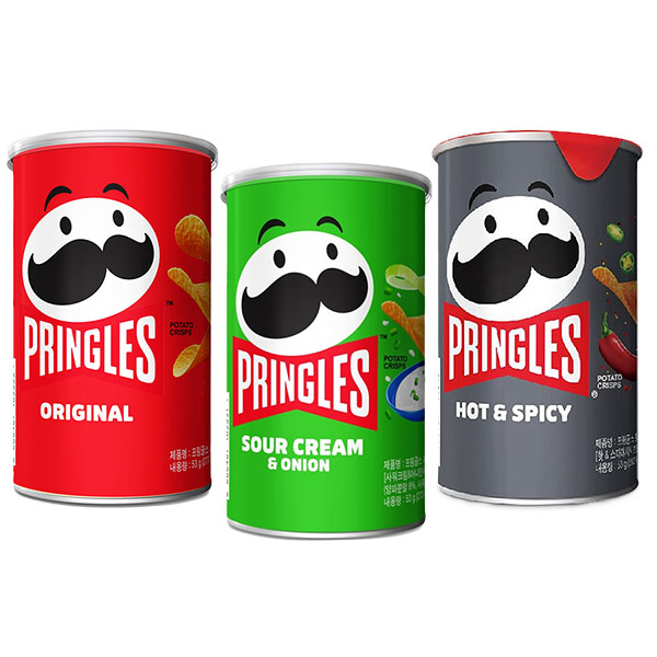 프링글스 오리지날 양파맛 핫앤스파이시 53g 모음전 1,100원