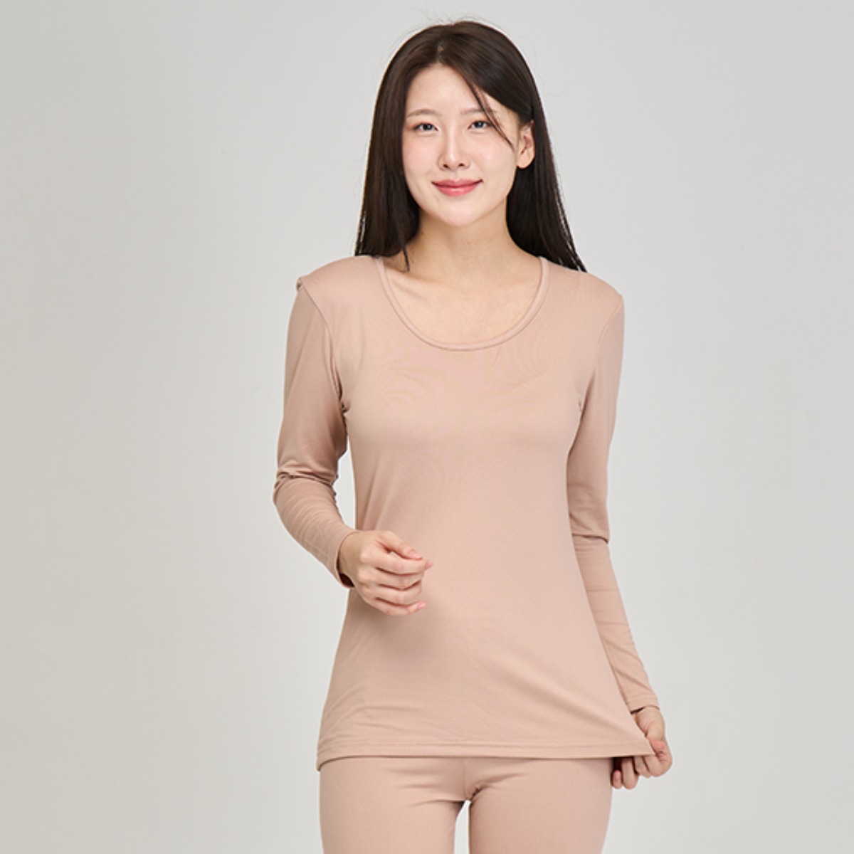 홈이 트라이 여성용 가볍고 따뜻한 고탄력 경량 기모내복 19,800원