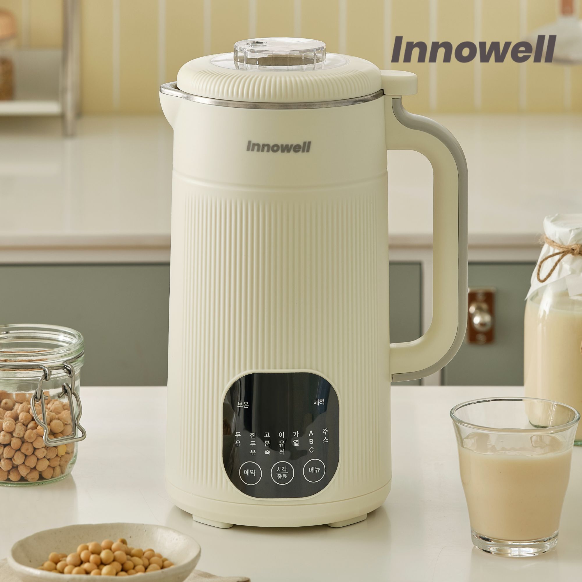 이노웰 프리미엄 스텐 대용량 두유제조기 1.5L, IE-1500L 69,800원