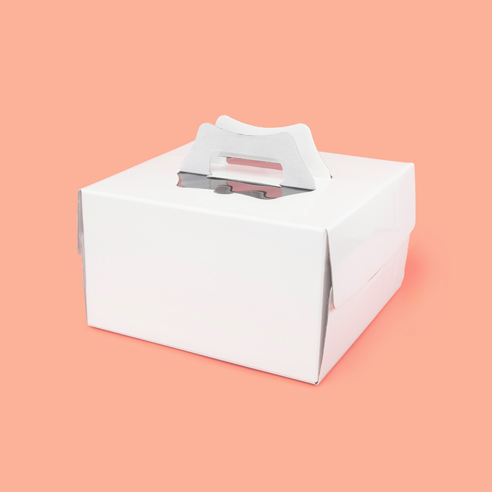 제이팩토리 케익박스 스노우화이트 유광코팅 4종 하판 별도구매, 50개, 백색 53,900원