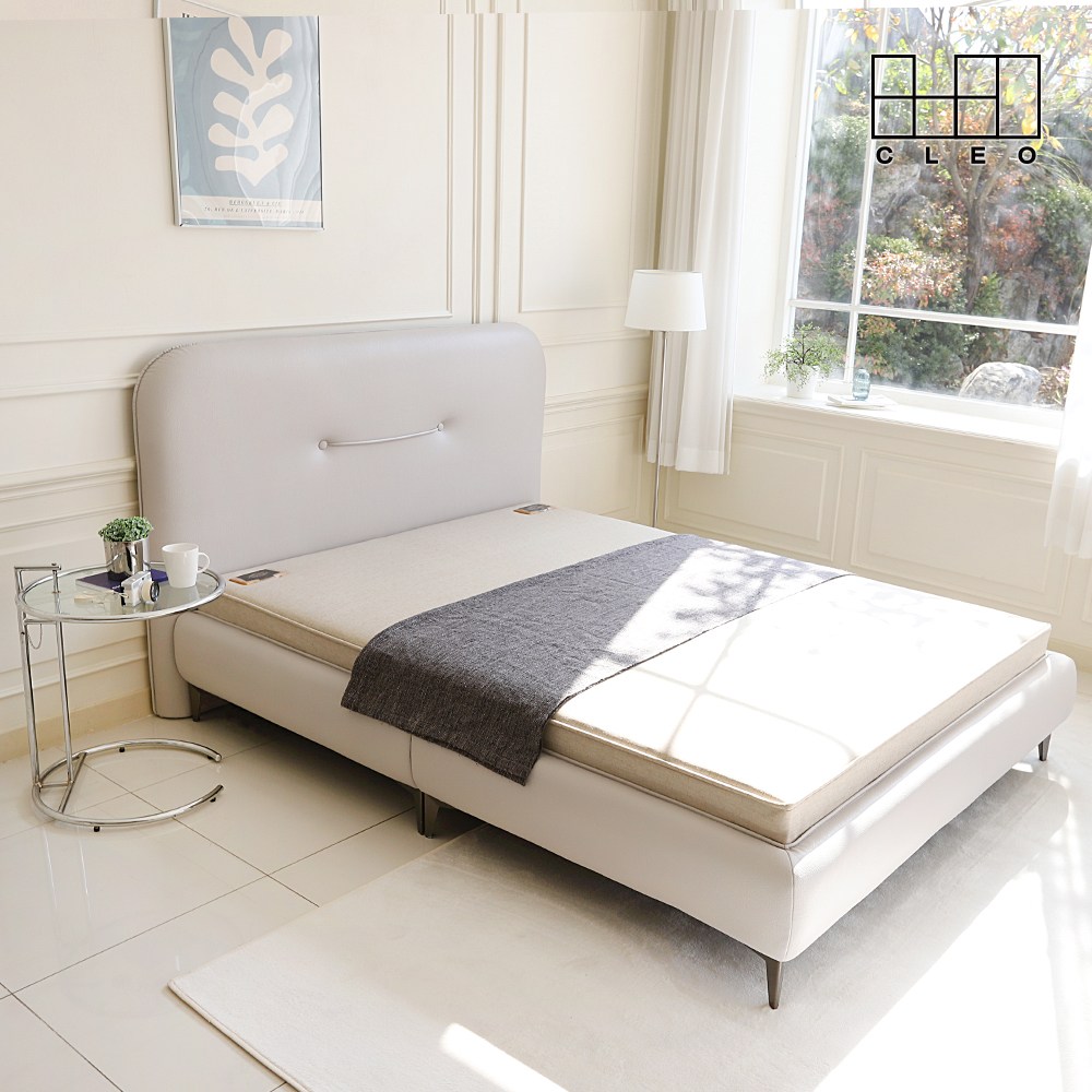 국내제작 끌레오 타미 가죽 방수 옥돌 황토볼 흙침대 온열 황토침대 퀸 Q CL494 939,000원