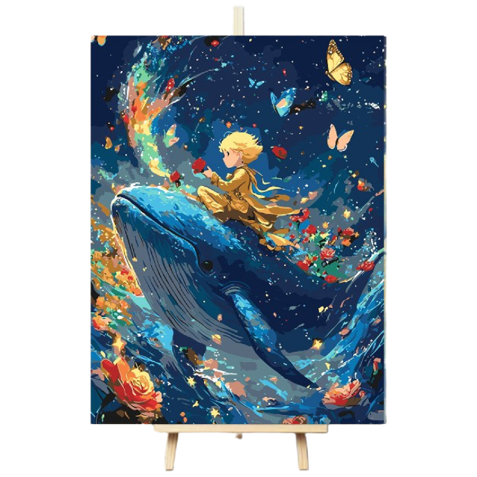 톰앤토미e DIY 페인팅 그림 감성 소설 어린왕자 시리즈 유화 40*50, 1개, 밤하늘 어린 왕자 18,900원