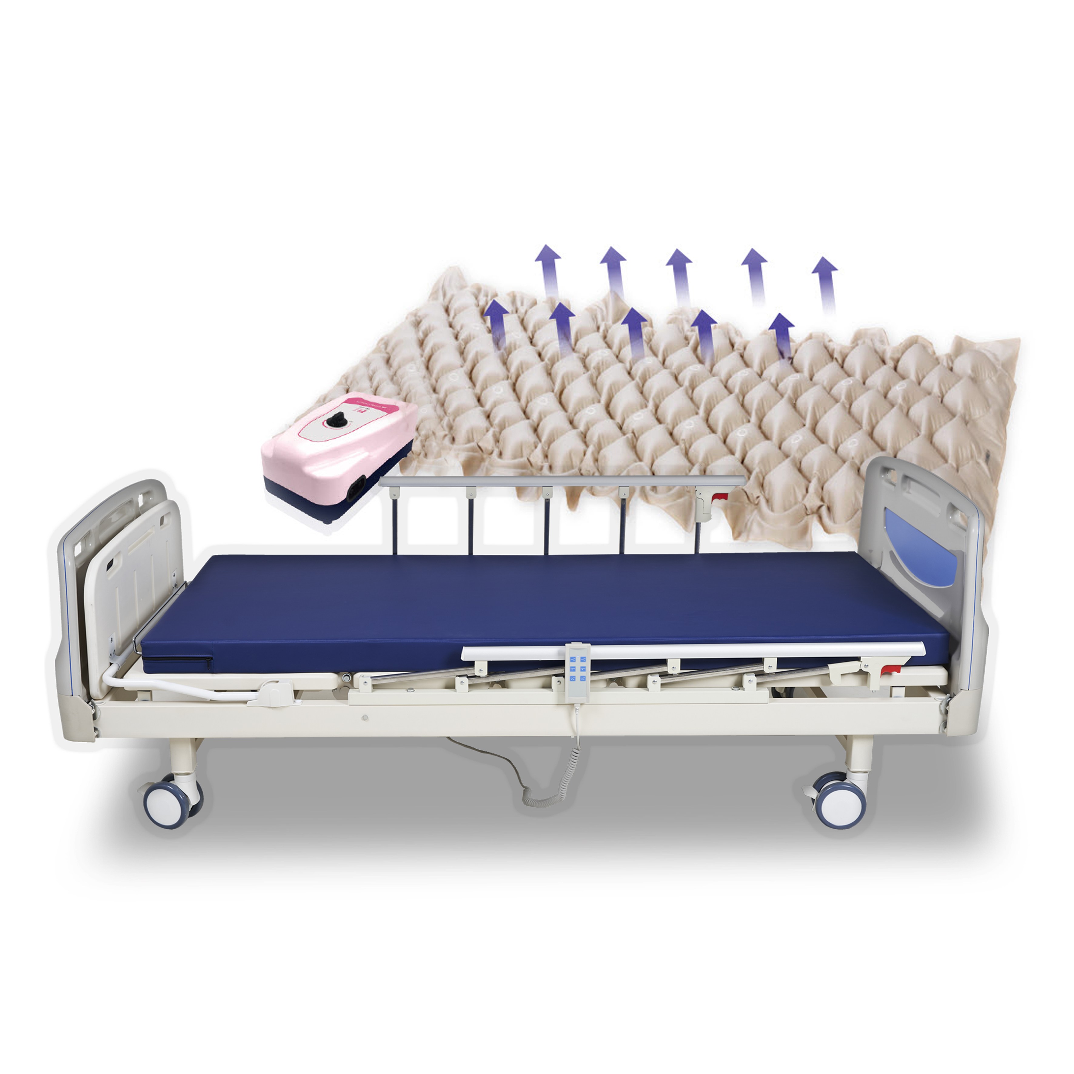 에이치베드 환자용 1모터/2모터 전동 병원침대  (매트포함) 651,000원