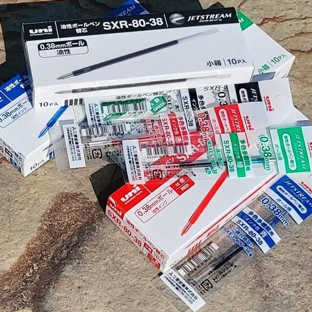 유니 제트스트림 3색/4색/멀티펜 0.38mm 리필심 1다스 jps+4511AL, 레드 1다스, 본상품선택 15,600원