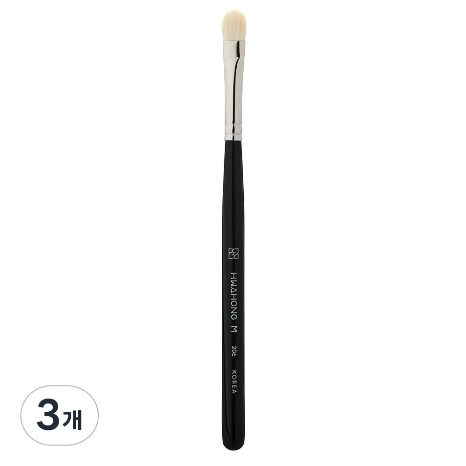 화홍엠 206 아이섀도우 브러쉬, 혼합색상, 3개 49,440원