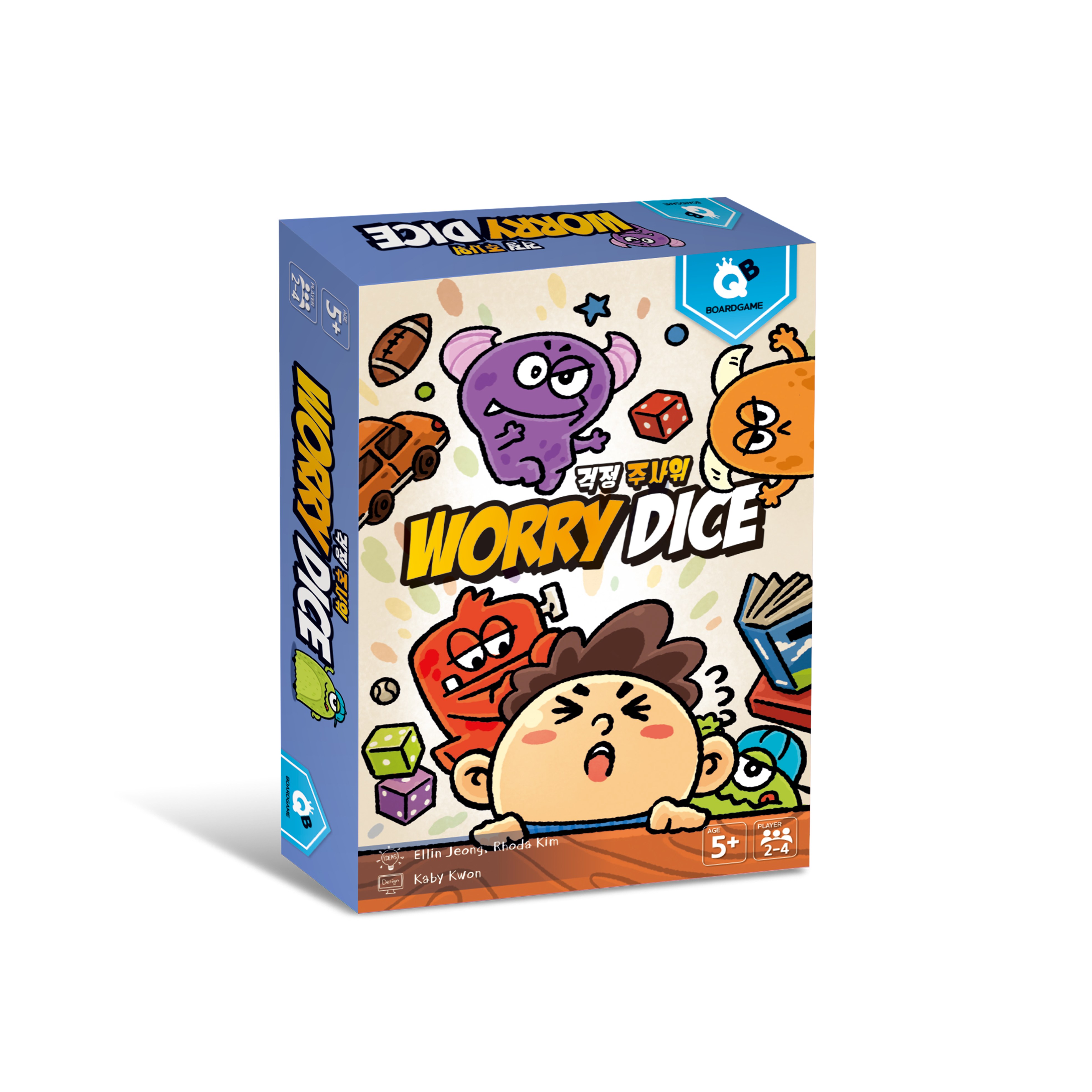 [큐비보드/에듀앤테크] 걱정 주사위 _ 패밀리보드게임/어린이보드게임/초등보드게임 17,500원