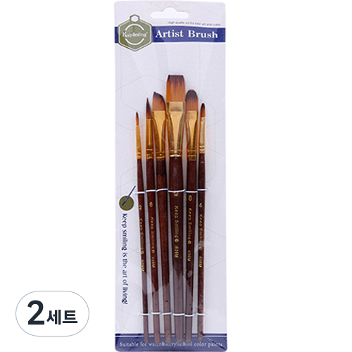 킵스마일링 코히모 아티스트 붓 브러쉬 6P 세트, 6종, 2세트 11,500원