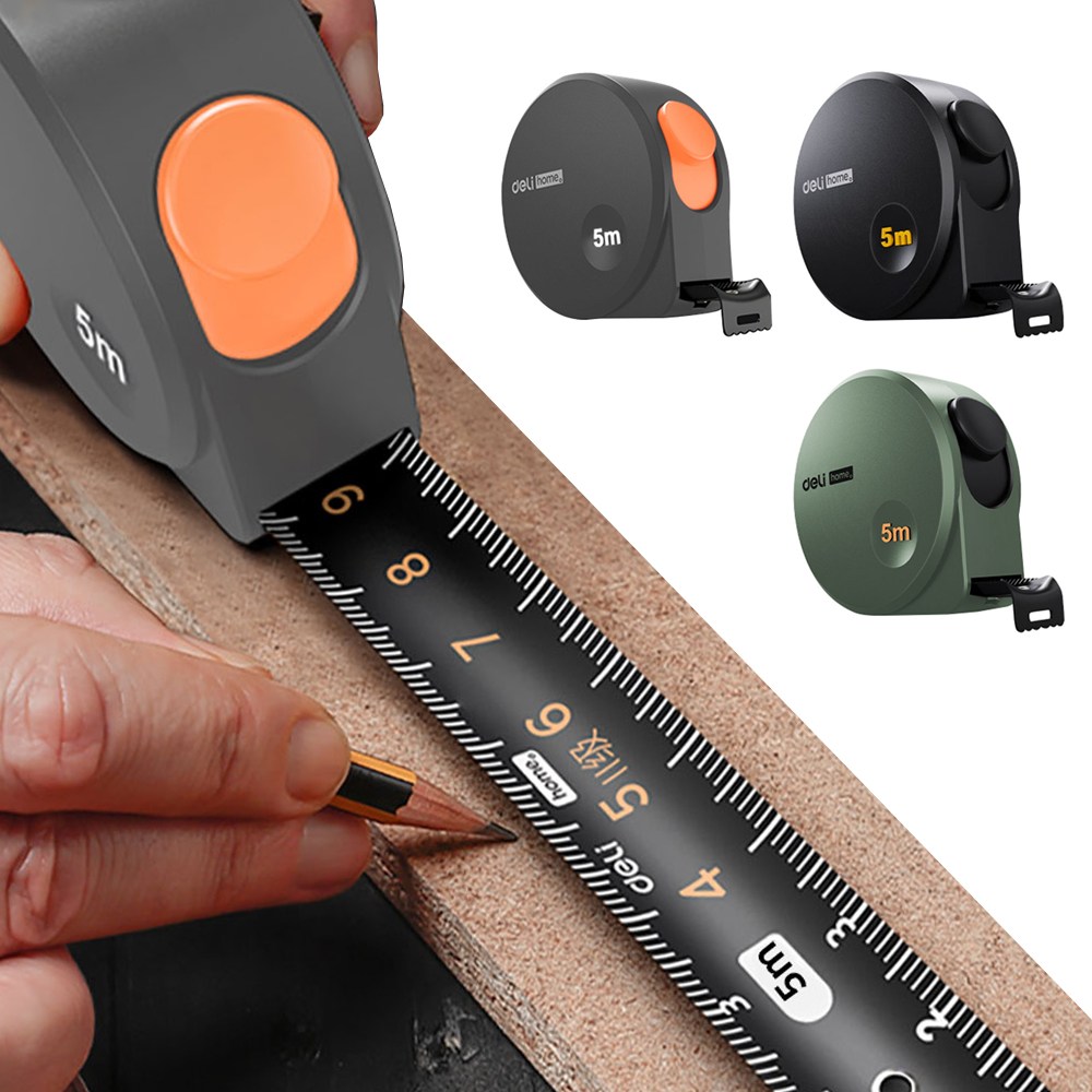 델리 홈시리즈 공구용 자동 줄자 5M HT8519 6,500원