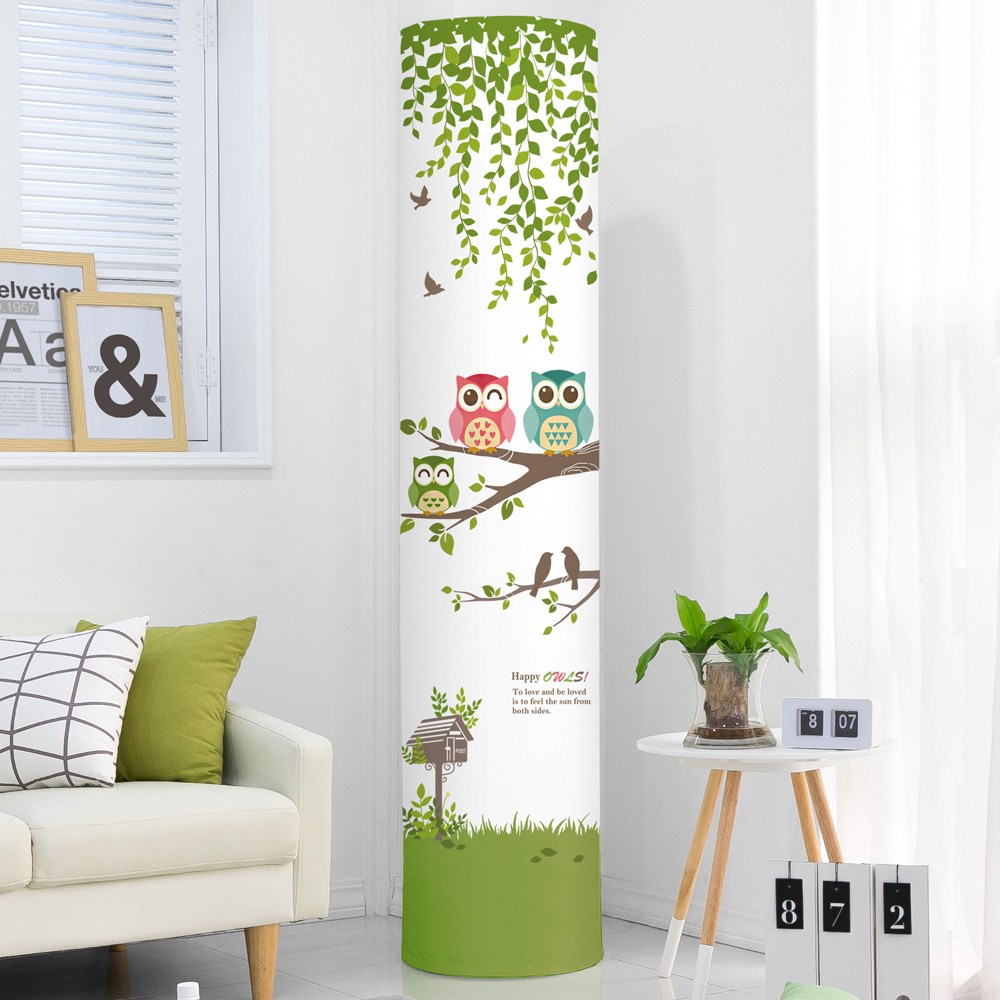 다샵 프리미엄 DTP 스판 에어컨 커버 원형, 스탠드 행복부엉이 19,500원