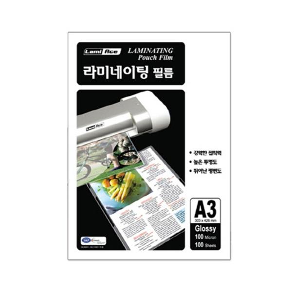 코팅필름 A3 보급형 100매 150mic 라미에이스 30,780원