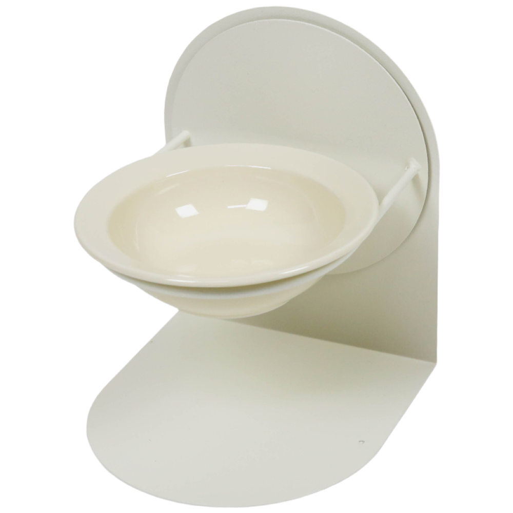 애구애구 강아지 고양이 높이조절 마그넷 식기, 아이보리, 1개 12,500원