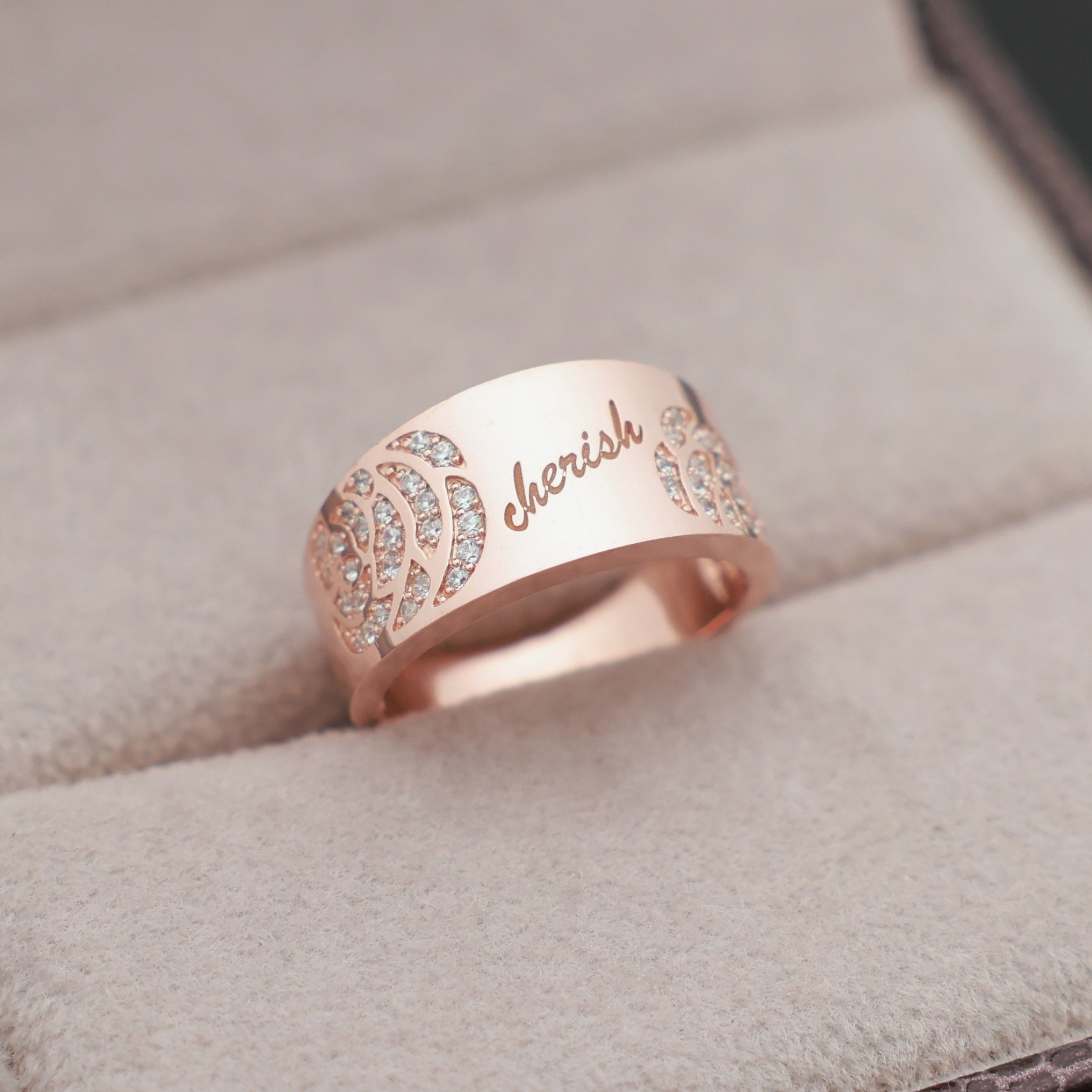 14k 18k 로즈골드 반지 장미 패션반지 럭셔리 커플링 골드 데일리 선물 레이어드(R247) 980,740원