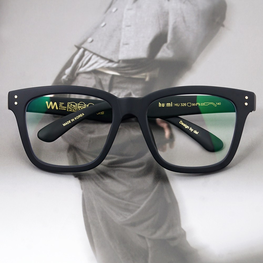 하루홀릭 빅 오버사이즈 국내생산 하드 멀티 코팅 블루라이트 차단 사각 뿔테안경 31,500원