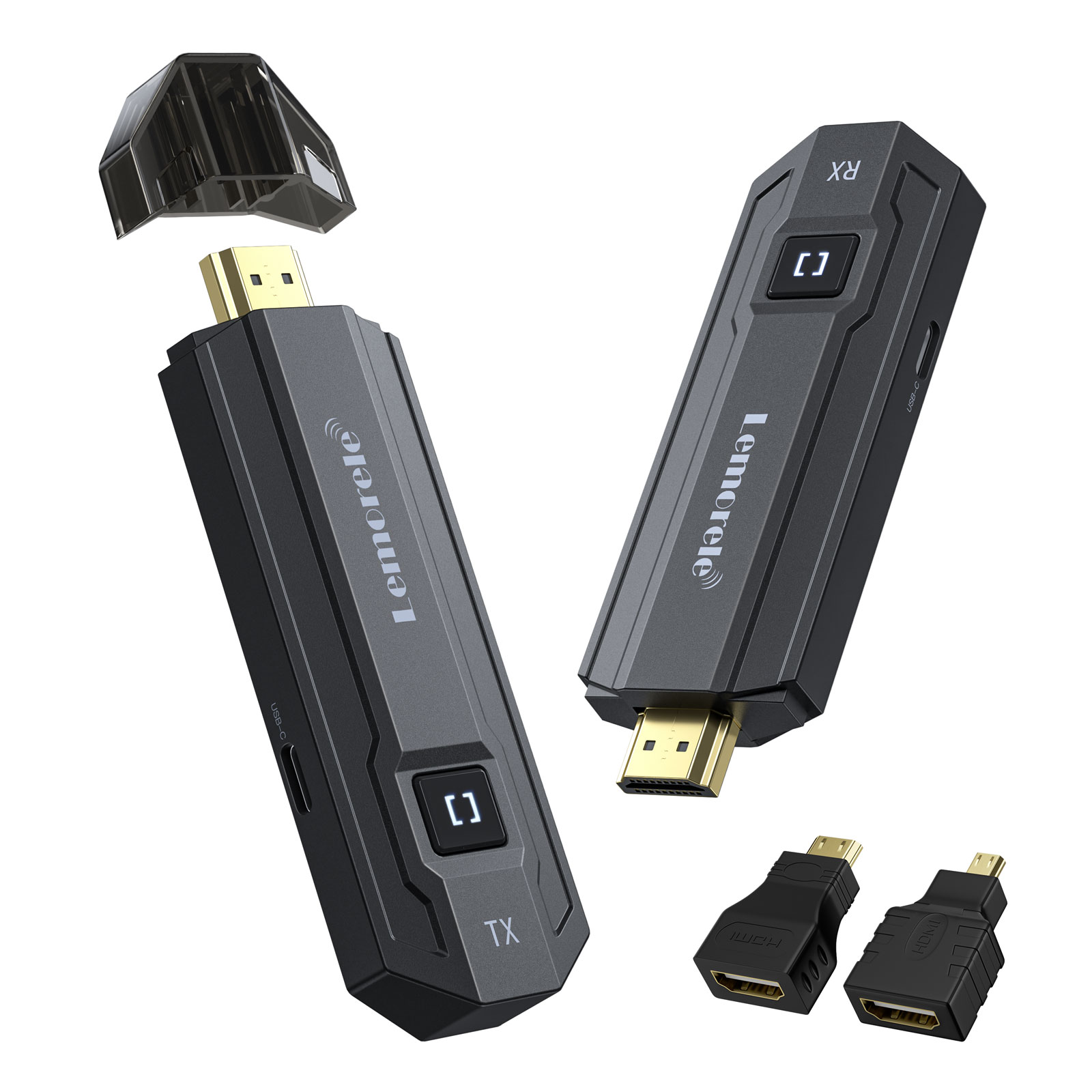 Lemorele 무선 HDMI 송신기 및 수신기 1080P 회의 Bluetooth 오디오 노트북 TV 프로젝터 모니터 카메라 57,100원