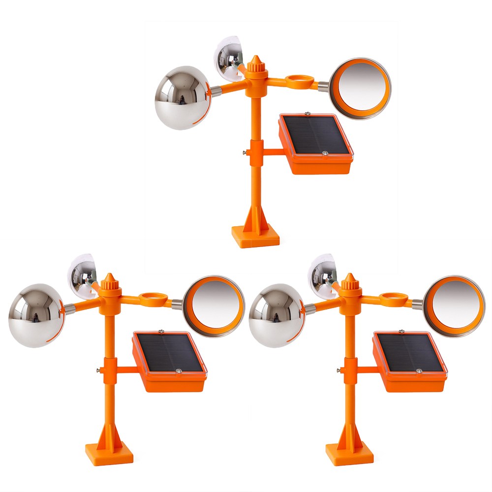 아띠꼴로 비둘기 까치 까마귀 조류 퇴치기 자석부착형바람개비+태양광경보기, 3세트 53,000원