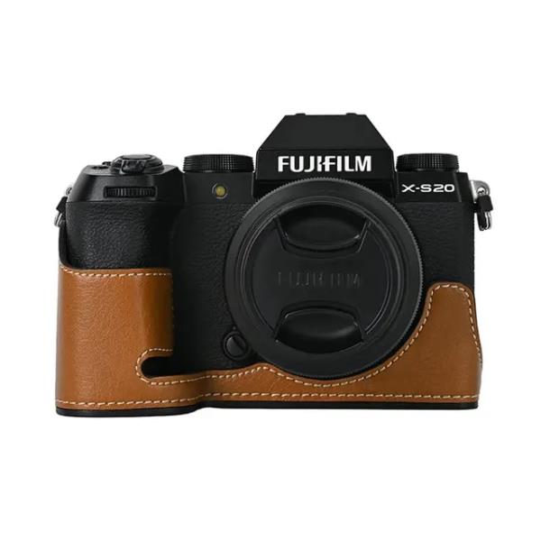 카메라 가방 카메라용 PU 가죽 하프 바디 케이스 후지필름 XS20 후지 X-S20 배터리 하단 개방 커버 20,700원