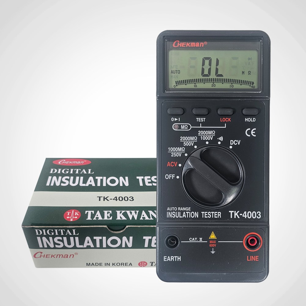 태광 TK-4003 절연저항계 누전테스터기 메가/메거/인슐레이션 디지털/TK4003 59,280원