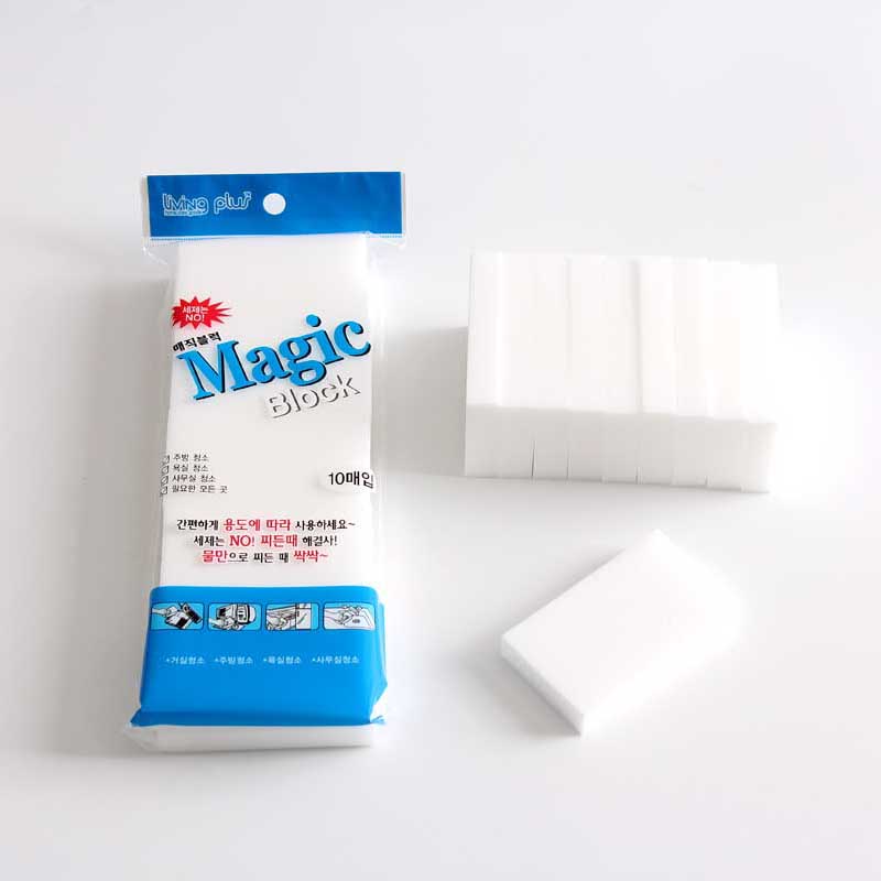 독일 매직블럭 10매입 NO 찌든때 물만으로 싹싹 매직스펀지 독일 매직블럭 세제없이 물로만 4,280원