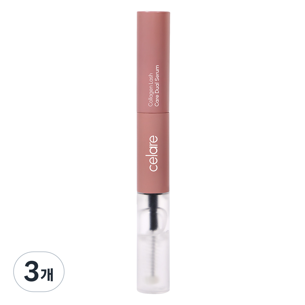 [셀레어 본사] 셀레어 콜라겐 래시 케어 듀얼 세럼 블랙+투명, 3개, 13ml 79,600원